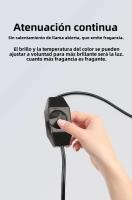 Lámpara Calentadora De Velas Con Timer Y Ajuste De Brillo Para Decoración De Habitación Luz De Noche Creativa Con Aromaterapia Regalo - details 6