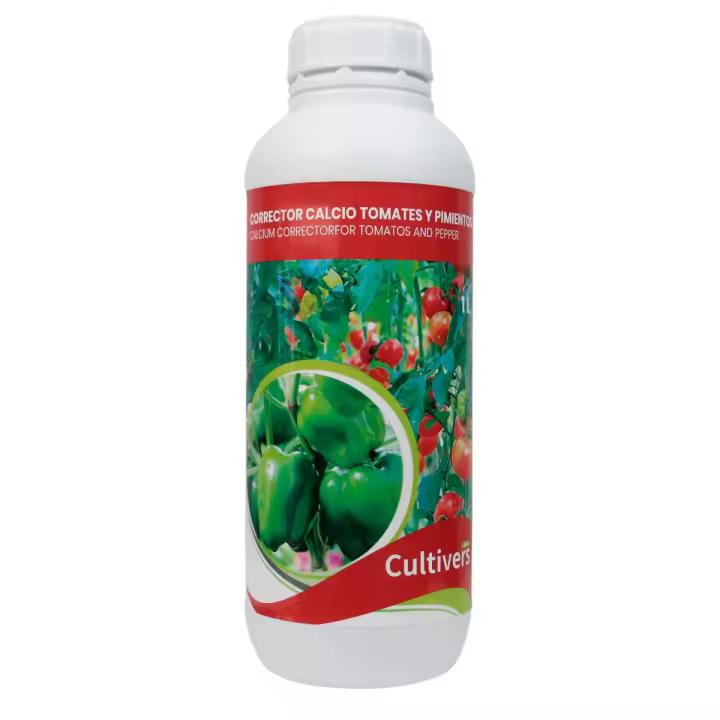 CULTIVERS Corrector Calcio Tomates Líquido 1 L. Fertilizante orgánico natural refuerza la resistencia a las enfermedades - 1
