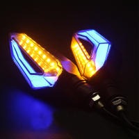 Par De Señales De Giro LED Universales Para Motocicleta 12V IPX-6 Impermeables Luz De Día Indicador Lámpara De Parpadeo - details 5