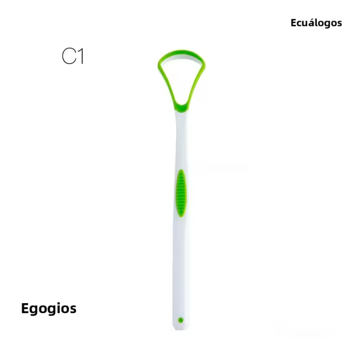 1PC Escobilla Para Limpieza Oral Y Salud Bucal Doble Uso Limpia Lengua Y Dientes Cuidado De La Higiene Bucal Recipiente Fresco - 1