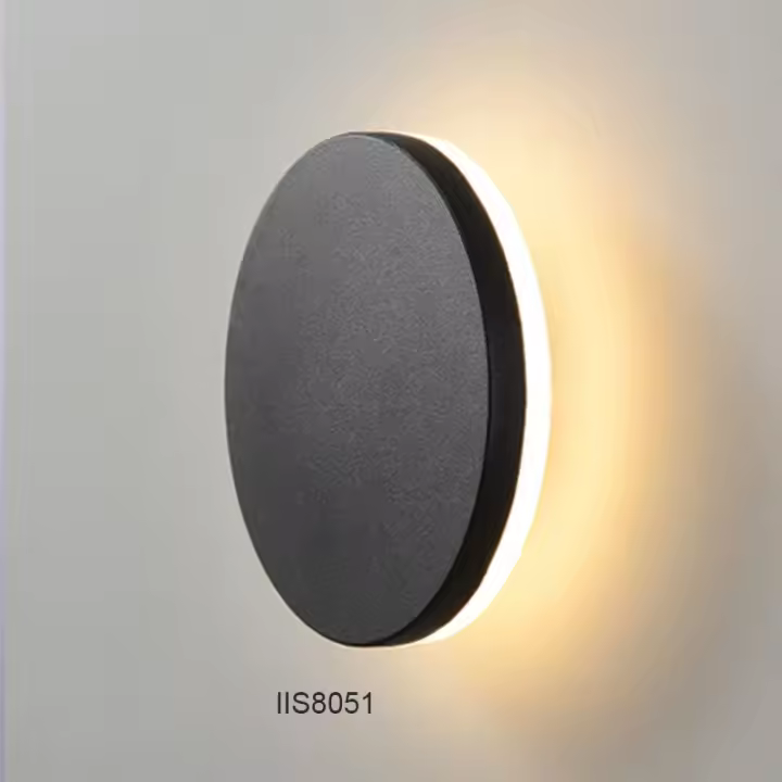 Lámpara De Pared LED Moderna IP65 Impermeable Para Exterior Aluminio Redondo Y Cuadrado Luz Para Jardín Porche 96V 220V Sconce Luminaire - 1