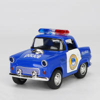 Coche De Juguete De Aleación Simulación Policial Adorable 1:38 Con Sonido Y Luz Modelo De Metal Para Decoración Y Regalo Para Niños - details 8