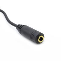 Banner - Cable alargador Jack 3.5 mm acodado dorado