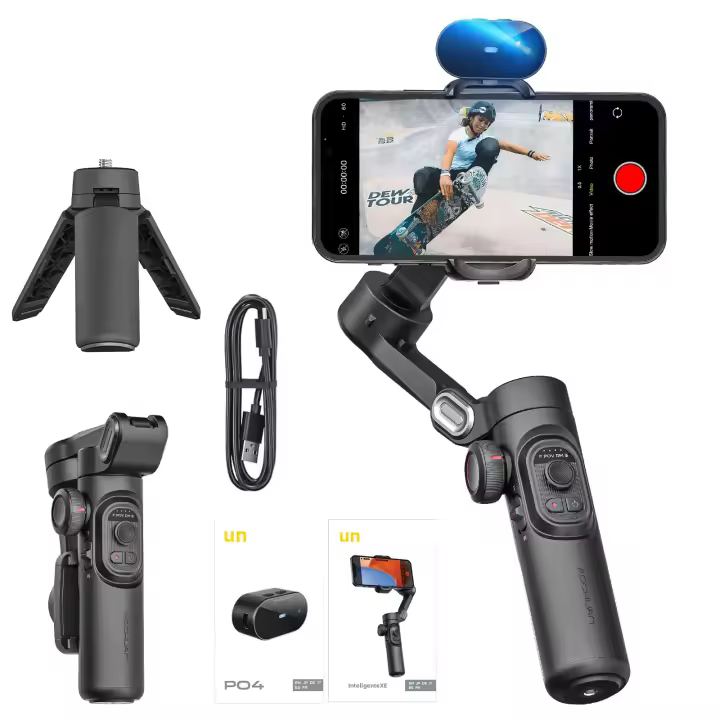 AOCHUAN Inteligente XE En El Smartphone Estabilizador De Cardán De 3 Ejes Para iPhone Y Android Cardán DE LA Aplicación Portátil - 1