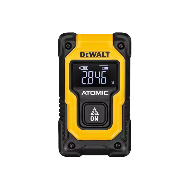 DeWalt DW055PL-XJ - Medidor de distancias Pocket, Mide hasta 16 m, Carga USB, Negro/Amarillo - 1