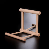 Juguete Interactivo De Madera Para Pájaros Con Espejo Y Trepado Para Periquitos Pequeños Cotorras Conure Y Loros Accesorios De Jaula - details 1