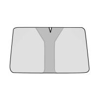 Visera De Coche En Titanio Plata Opaca Con Protección Solar Aislante De Calor Antirreflectante Para SUV Y Vehículos - details 0