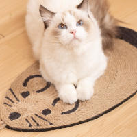 Alfombra De Rascado Para Gatos En Forma De Ratón Divertido Tablero Colgante De Tres Niveles Antideslizante Material De Sisal - details 11