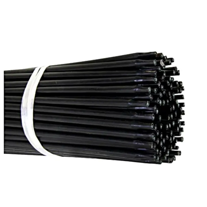 Pack de 100 Tutor macizo anti plaga. 150 cm. Es un bastón de plástico cerrado de color negro con acabado en punta que facilita la introducción del mismo en el sustrato. La principal ventaja del Tutor Anti-plaga es que no tiene agujero en medio - 1