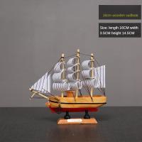 Nueva Adorno De Barco De Madera Simulación De Viaje Sin Problemas Para Decoración De Escritorio Y Ventana Del Salón Regalo - details 6