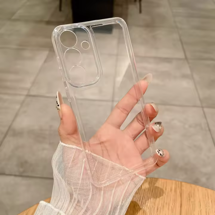 Funda Transparente Para Samsung Galaxy S25 S26 Ultra S24 S23 FE S22 S21 plus A07 A17 A16 A06 A26 A36 A35 A34 A54 A55 A56 5G Protección Antichoque Silicona Cubierta Completa - 1