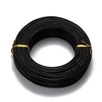 Cable De Metal Aluminio Negro 2mm Flexible 180 Pies 12 18 Gauge Para Artesanía Y Joyería DIY Sculpting Beading Wire - details 0