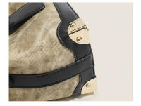 Bolso de hombre de gran capacidad para el invierno, estilo retro, con contraste de color, informal - details 7