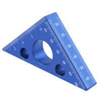 Regla De Ángulo Precisa De Aluminio 45/90 Grados Escala Métrica Herramienta Multifuncional Para Carpintería Regla De Altura Engrosada - details 12