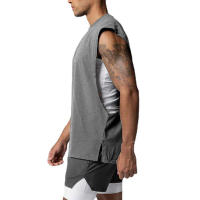Chaleco De Correr Para Hombre 2023 Verano Secado Rápido Fitness Ropa Deportiva Sin Mangas Transpirable Y Ligero Camiseta Deportiva Para Gimnasio Y Bodybuilding - details 6