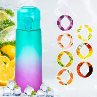 Botella De Agua Con Sabor Aire De 750ml Con Piloto De Sabor Para Deporte Y Camping Viaje Tumbler De Agua Con Fragancia De Frutas - details 3