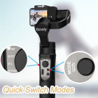 Hohem iSteadyPro 3 Estabilizador de cardán de Mano a Prueba de Salpicaduras de 3 Ejes Estabilizador para GoPro Hero 8, Gimbal para Gopro Cámaras Compatible con Go Pro Hero 8 7/6/5/4,dji Osmo Action,Insta360 One R, RX0, SJCAM, YI-CAM, Control WiFi - details 4