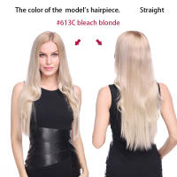Extensiones De Cabello Sintético BENEHAIR Sin Clip Invisibles Faja De Cabello Invisible Para Mujeres Extensiones De Hairpieces Falsa Cabello Textura Wavy Color Puro Longitud 20 Pulgadas - details 8