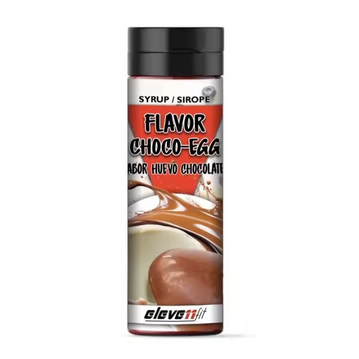 Eleven Fit Sirope 330MLSin Azúcar / 0% Calorías, Libre de Grasas / Ideal para Postres Deliciosos y Saludables / Envase Antigoteo / Sabor Huevo De Chocolate - 1