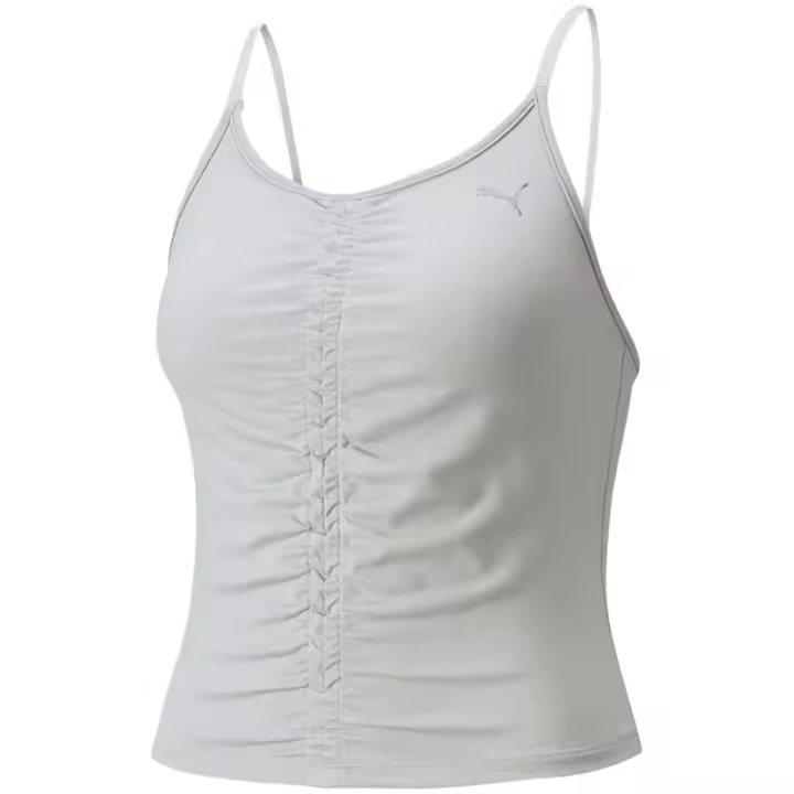 Top Puma Studio Foundation Ruched para mujer en color gris - 1
