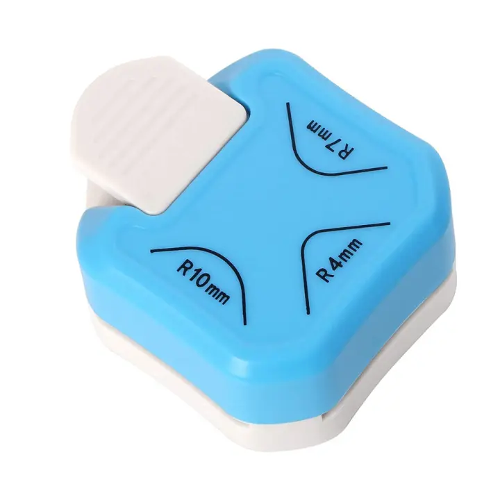 Pulverizador De Esquinas 3 En 1 R 4/7/10 Mm Reductor De Esquinas Para Manualidades Metálico Y Plástico Para Diseño De Tarjetas Y Scrapbooking - 1