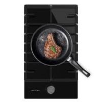Cecotec Bolero Squad G 1200F Glass Black Placa de gas 1 fuego acabado en cristal negro parrilla completa de hierro fundido potencia de 3 5kW - details 0