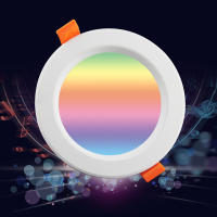 Lámpara LED Inteligente Tuya Smart Con Bluetooth Luz De Bajo Techo Redonda Cambio De Color RGB 10W Spot LED Recargable Para Techo - details 0