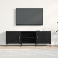 Cabinet de Televisión vidaXL Negro Roble 150x30x50 cm Madera Elaborada - details 0