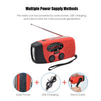 Radio De Mano Con LED Y Alerta Del Tiempo NOAA AM/FM Radio Dinamó Para Emergencias Y Camping - details 11