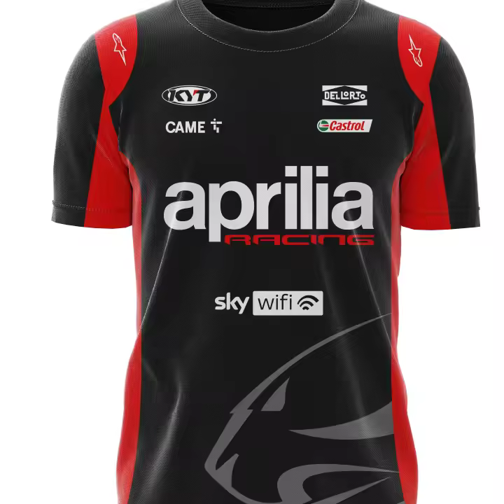 CAMISETA APRILIA MOTOGP FULL PRINT 2025 GRAN CALIDAD - 1