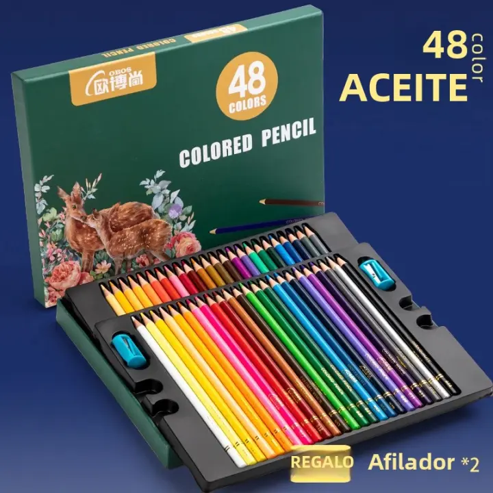 Cincuenta Y Dos/Diez Dós/Ciento Veinte/Ciento Cincuenta/Doscientos Lápices Coloreados Profesionales Para Dibujar Con Acuarela Set De Arte Para Escuela - 1