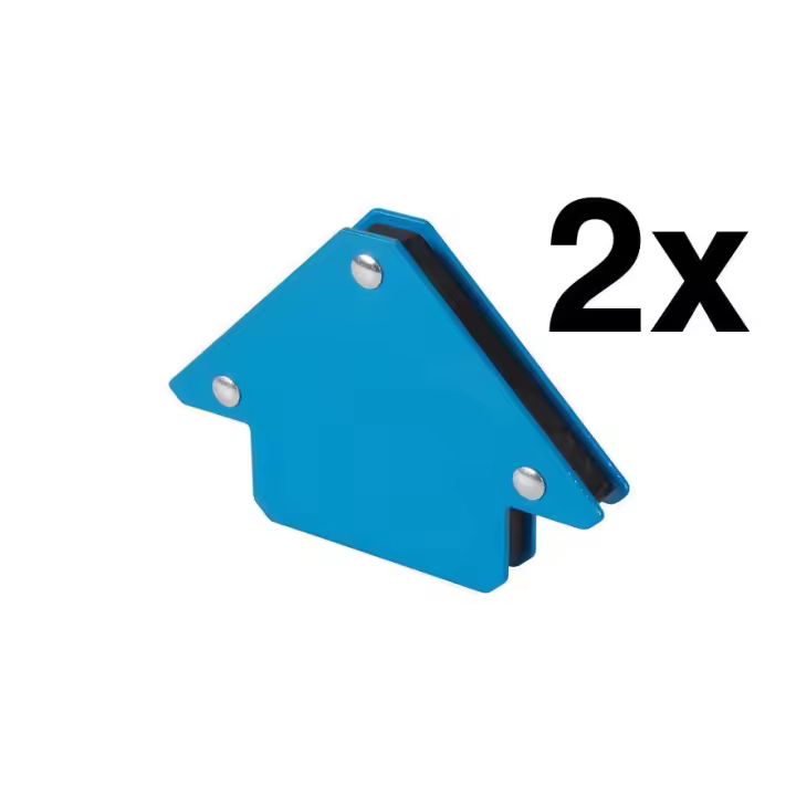 ESCUADRA MAGNETICA CON IMAN PARA SOLDAR 75 MM KIT DE 2 ESCUADRAS - 1