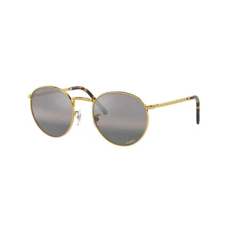 Gafa de sol RAY-BAN 3637 NEW ROUND 9196G3 LEGEND GOLD/POLAR CLEAR GRADIENT DARK GREY CALIBRE 50 - 1