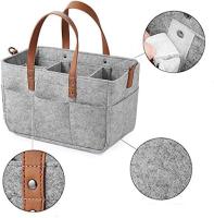 Bolsa Compra de Fieltro con Compartimentos, Bolsa Compra Cesta de la Compra de Fieltro Plegable y VersáTil Bolsa para Botellas para Compras, Picnic, Leña, Juguetes - details 1