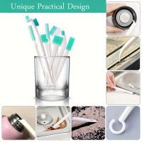 Set De 3/8 Brochas De Limpieza Para Espacios Estrechos Herramienta De Limpieza Para Ventanas Teclados Humidificadores Y Coches - details 3
