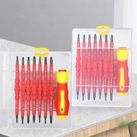 Kit De Herramientas Para Eléctricos 15pcs 1000V Con Destornilladores Aislados Y Bits Magnéticos De Fijación Phillips Pozidriv Torx - details 6