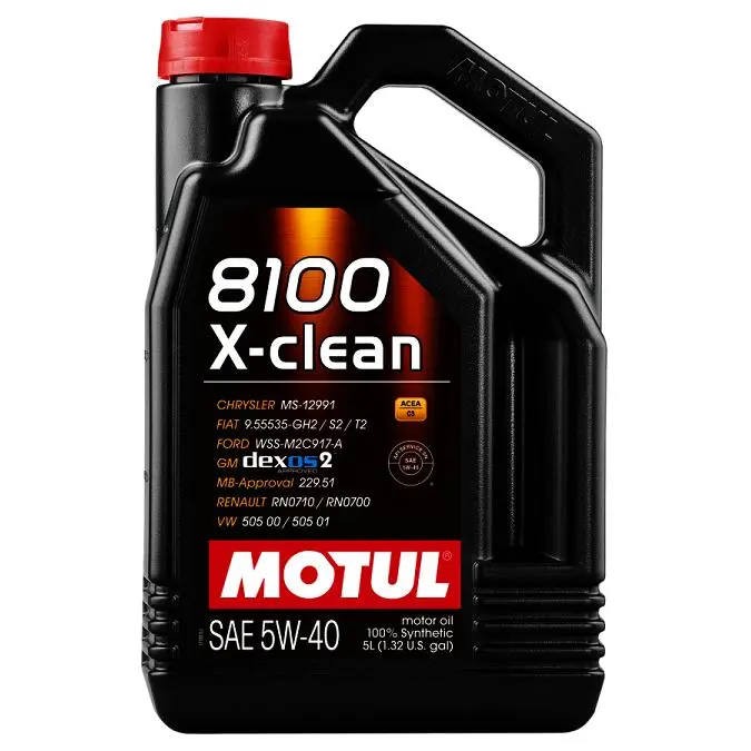 NA Motul Aceite Motor Ligero 8100 X Clean C3 5W40 5 Litros - 1
