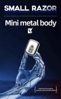 Mini afeitadora eléctrica, afeitadora de barba portátil para el hogar con carga rápida para hombres，Regalos para el día del padre。 - details 2