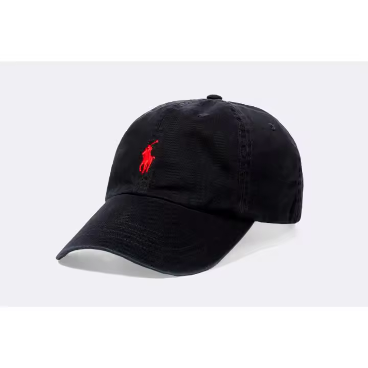 Gorra Polo Ralph Lauren Cotton Chino Baseball Negra - 1