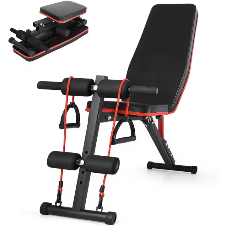 Banco De Abdominales, Ajustable, Multifuncional Para Músculos, Gimnasio En Casa - 1