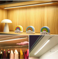 Lámpara De Mesa LED COB Sensor De Movimiento Luz De Armario USB Para Cocina Regalo De Día Del Padre Luz Nocturna Rectangular Material Aluminio - details 9