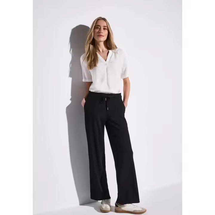 Street One Mod. PS379034 L30 - Pantalón ajuste holgado y cinturilla elástica para mujer - 1