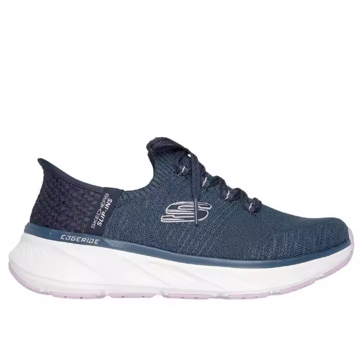 SKECHERS 150470 Zapatillas casual de mujer azul marino y malva slip ins 525 - 1