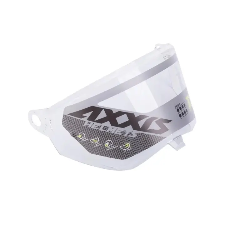Casco Moto Pantalla Axxis V-20 Max Vision Transparente Transparente  Transparente - 1