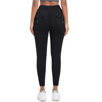 SSITO Leggings de Gimnasio con bolsillos, pantalones de entrenamiento para correr, Pantones Atlético de Alta elasticidad para Mujer, pantalones SexIs de Belta High, Mallas de elevación de glúticos de Color sólido - details 9