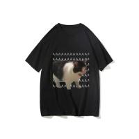 Camiseta Casual De Gato Llorando Meme Divertido Para Mujeres Y Hombres Verano Harajuku Moda Corta Manga Camisetas Transpirables De Algodón Estilo O-Neck - details 1