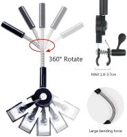 Parasol Para Carrito De Bebé Con Pinza Protección UV Ajustable En 360 Grados Sombrilla Universal Para Silla De Paseo Infantil - details 2