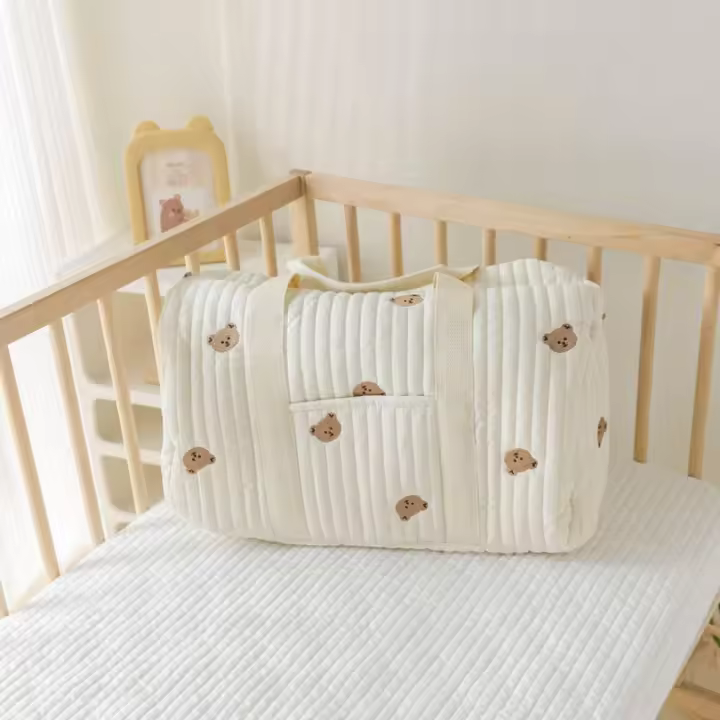 Nueva Mochila Teddy Bear Grande Bolsa De Viaje Portátil Y Ligera Para Mamá Adecuada Para El Día a Día Estilo Hobos Cierre De Cremallera - 1
