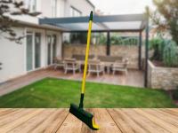 PLANTAWA Pack de Cepillo + Mango Extensible | Cepillo para Barrer Césped Artificial con Mango Ajustable 0,80/1,40 m | Ideal para Cuidado y Mantenimiento de Césped y Alfombrillas - details 2