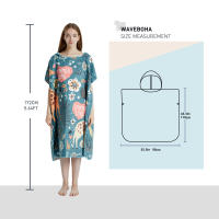 Poncho Toalla Rápida De Secado Microfibra Ropa De Baño Para Adultos Toalla De Playa Con Capucha Para Natación Y Cambio - details 0